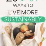 20 simple ways to live more sustainably
