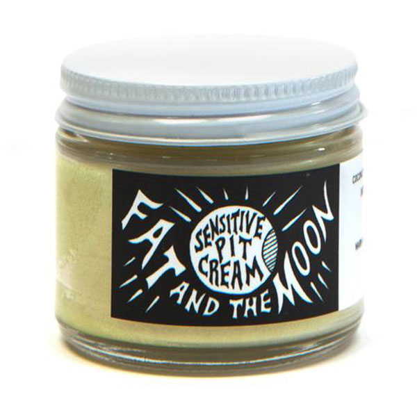 Isolated image of Fat and the Moon zero waste deodorant jar.
